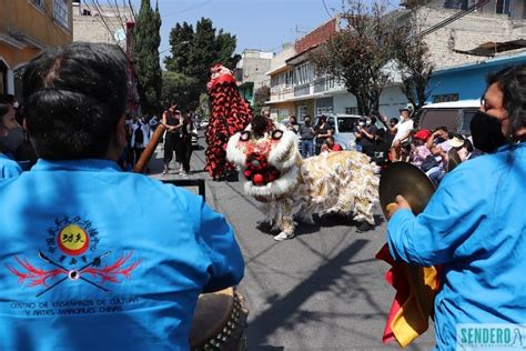 Kung Fu Danza De Leones Y Gran Convivencia En Festejo Del A O Nuevo