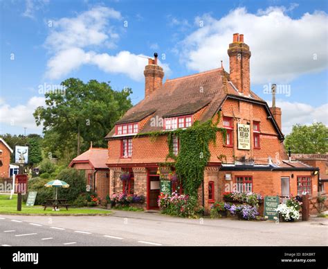 Traditional English Pub In Burwell Lincolnshire England Uk The