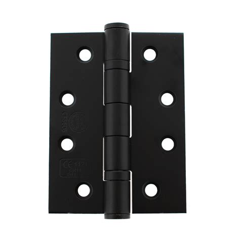 Ah1433mb Atlantic Ball Bearing Hinges Grade 13 Fire Rated 4 X 3 X 3mm Matt Black