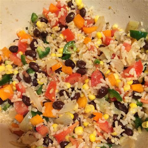 Black Bean And Rice Salad Recipe Allrecipes