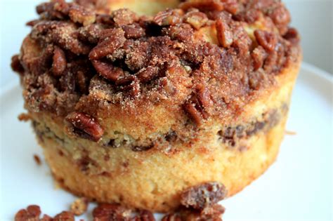 A Feast For The Eyes Sour Cream Coffee Cake With Cinnamon Pecan Filling