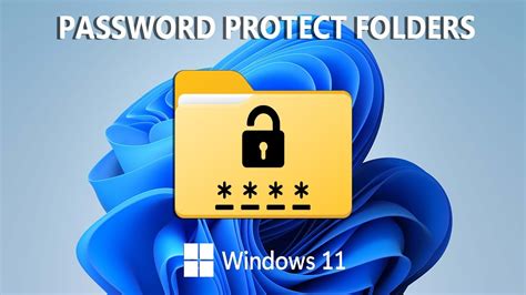 How To Password Protect A Folder In Windows Without Installing