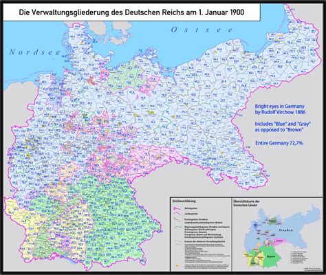 Nrken19 On Twitter Map Of Light Eyes In Germany Based Virchow S 1886