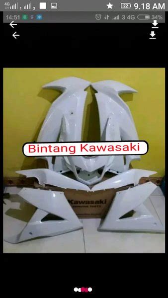 Jual Fairing Atas Fairing Bawah Ninja Rr New Batok Lampu Barong Dan