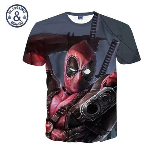 Mr 1991inc Hot Sale Red Spiderman Tshirt Men One Piece Anime T Shirt