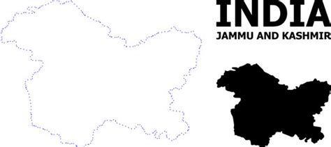 Jammu Kashmir Map Vector Images Over 460