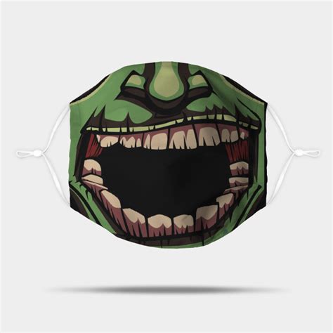 Zombie Mouth Teeth Mask Funny Undead - Zombie - Mask | TeePublic