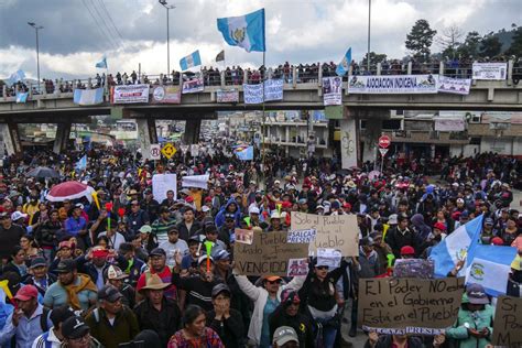 Protestas En Guatemala Y Campesinos Se Unen En Paro Indefinido Qu