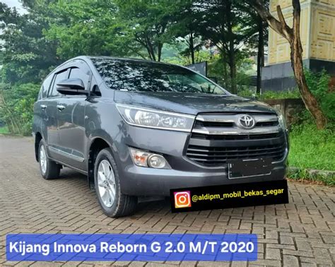 Kijang Innova Reborn G 2 0 M T 2020 Warna Abu Metalik Mobil Apik