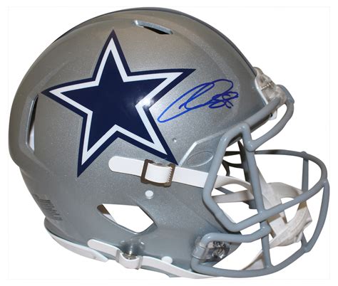 CeeDee Lamb Autographed Dallas Cowboys Authentic Speed Helmet Beckett – Denver Autographs