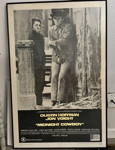 Original "midnight Cowboy" movie" poster excellent condition ...