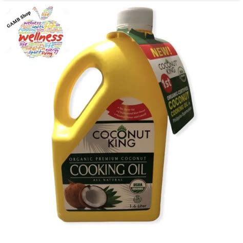 Coconut King Premium Organic Coconut Cooking Oil L Gamb Shop