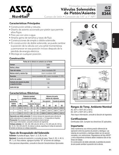 Pdf Piloteadas Internamente V Lvulas Solenoides Serie De