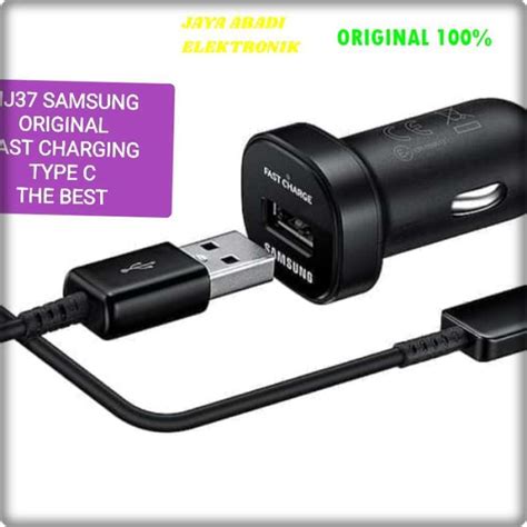 Jual SAMSUNG ORIGINAL 18W ADAPTOR MOBIL USB CHARGER TYPE C FAST