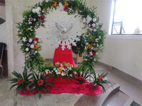 Pentecostes Em Ornamenta O De Igreja Diy Decora O Igreja