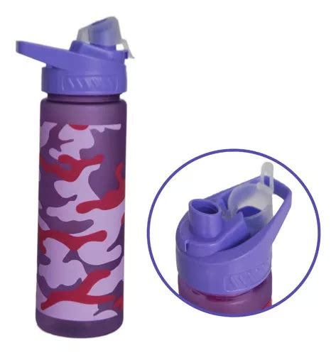 Botella De Agua Academia Squeeze Slim Lilac Color Squeeze Ml