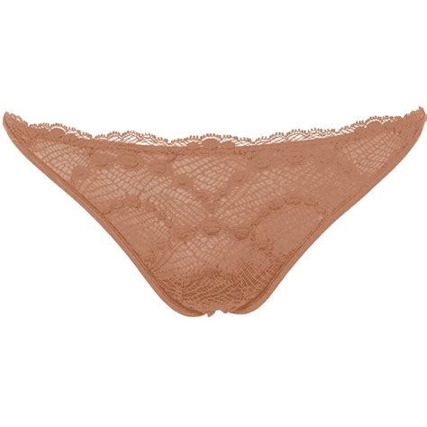 Annebra กางเกงใน ทรงบกน แฟชน ผาลกไม Bikini Panty รน AU3 773 สดำ สทองเเดง Shopee