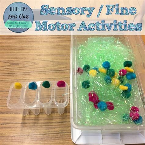 Little Miss Kim's Class: Sensory/ Fine Motor Activities