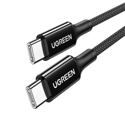 Ugreen Usb C Usb C Kaapeli Pd W M Musta Tekniikkaosat Fi