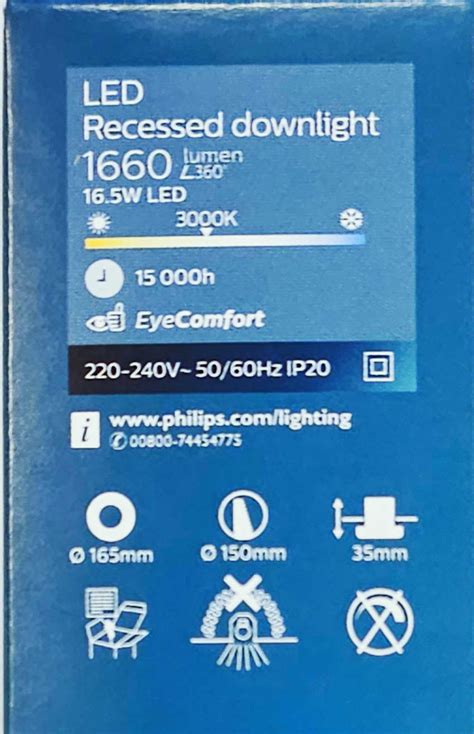 Viest Led Skydas Panel Apval W K Lm Meson Philips