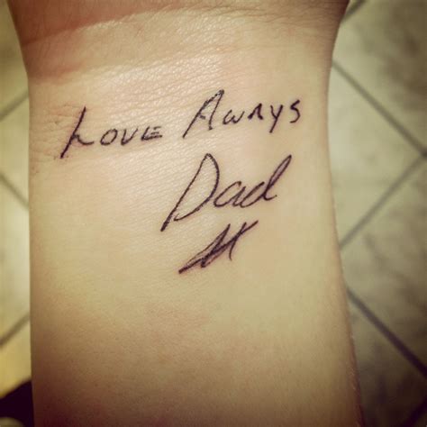 My dad passed away about 8 month ago and I wanted to have a reminder of him. When I was 14 my ...