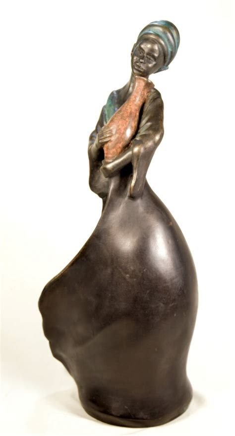 Cold Cast Bronze Sculpture Woman With Jug Etsy