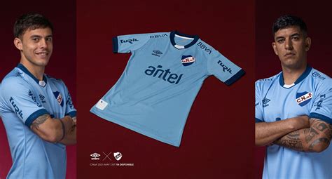 Camiseta Celeste Umbro De Nacional Camisetas Equipos