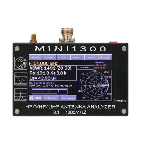 Original Mini1300 Antenna Analyzer With Tf Card 43 Inch Tft Lcd Press