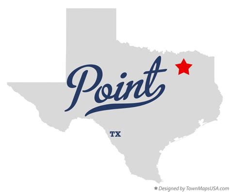 Map of Point, TX, Texas