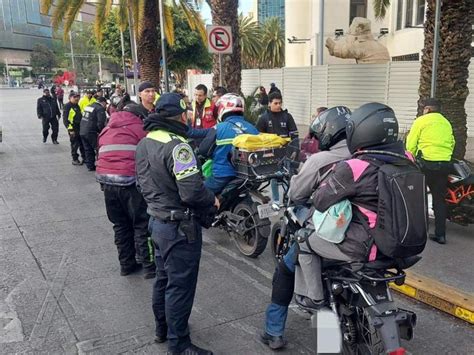 Operativo Contra Motos Hoy En Reforma Manda A Al Corral N Continuar