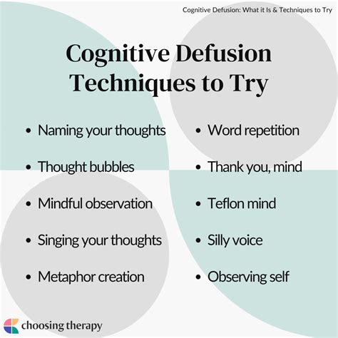 Cognitive Defusion: What it Is & Techniques to Try | ChoosingTherapy.com