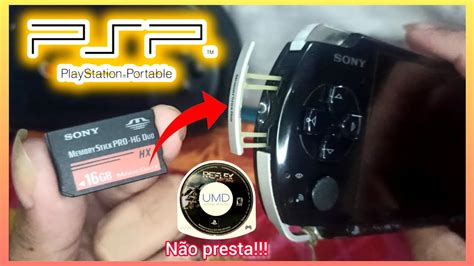 Cartão SD Micro SD ou UMD qual é o melhor para rodar jogos no PSP