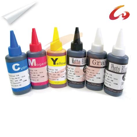 6pack 100ml Refill Bulk Ink For Canon Universal Refill Ink 100ml Dye