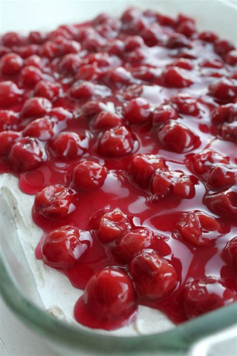 Indulge In The Delight Of No Bake Cherry Cheesecake 9x13 Size