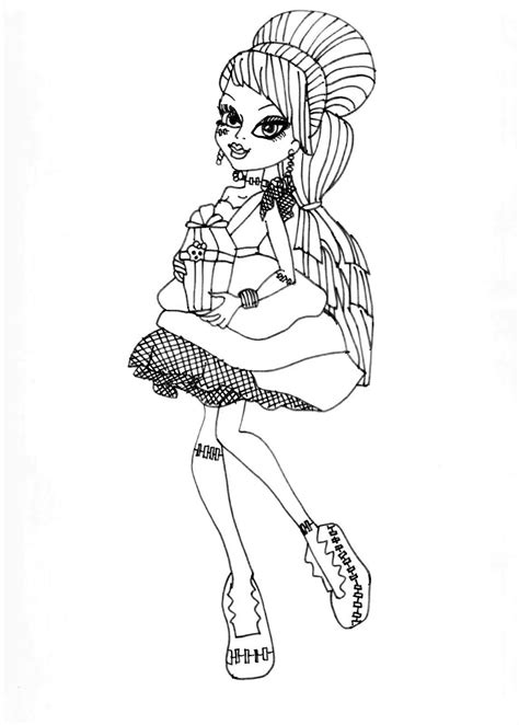 Раскраски Монстр Хай (Monster High). Скачать. Распечатать