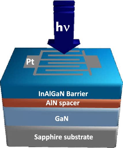 Color Online Schematic Diagram Of The Msm Inalgangan Devices And