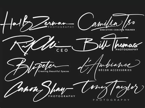 Handwritten Signature Calligraphy Logo Design | Upwork