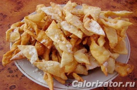 Хворост - калорийность, состав, описание - Calorizator.ru