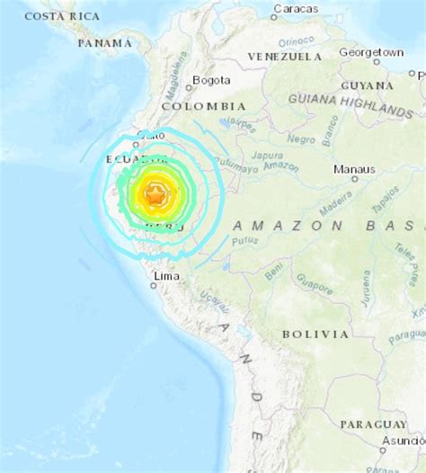 Terremoto de magnitude 7 5 na Amazônia peruana é sentido em cidades do