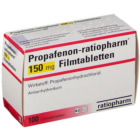 Propafenon-ratiopharm® 150 mg 100 St mit dem E-Rezept kaufen - Shop ...