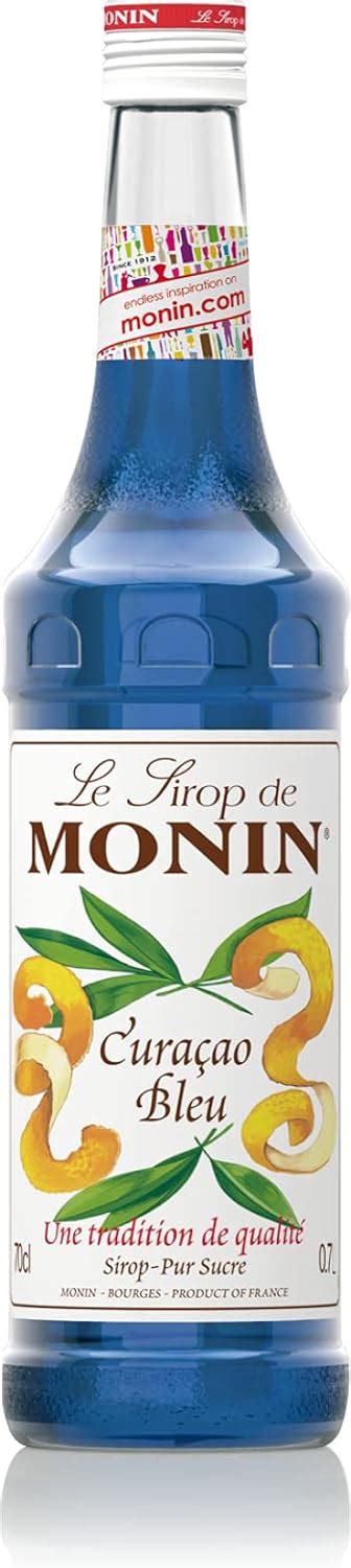 Monin Blue Cura Ao Syrup Ml Amazon Au Pantry Food Drinks