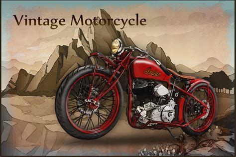 Motorcycle Vintage By Ovidiuart On Deviantart