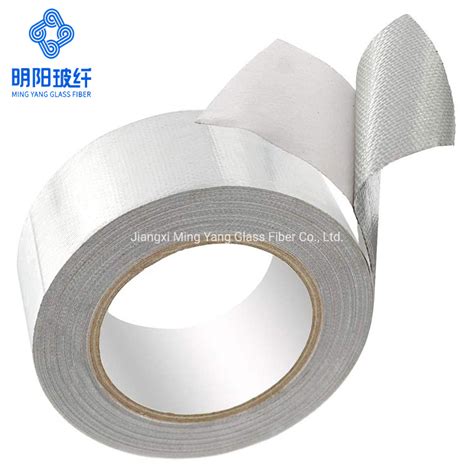 Air Conditioner Duct Tape Fireproof Aluminum Foil Fiberglass Cloth