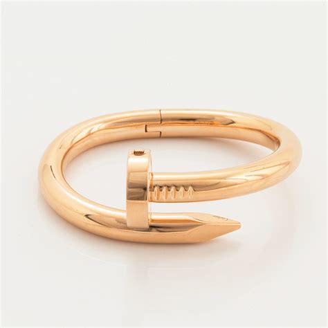 A Cartier Bracelet Juste En Clou Large Model Bukowskis