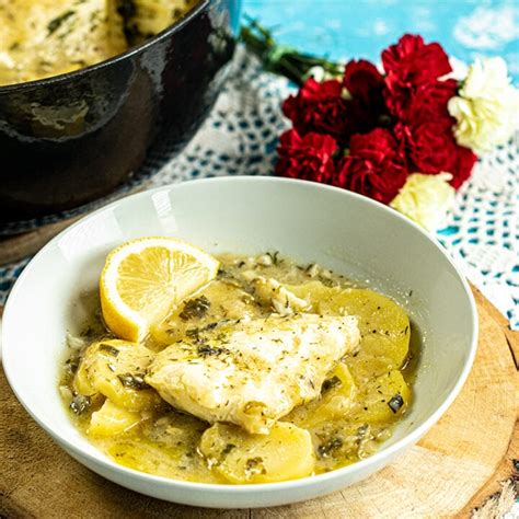 Lemony Cod And Potato Stew Dimitras Dishes