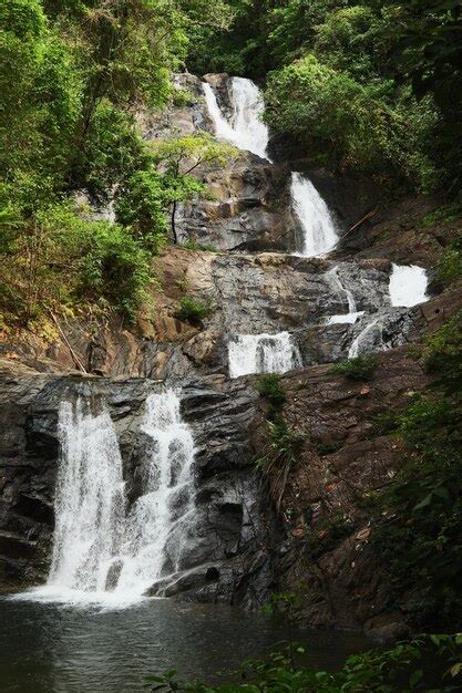 Premium Photo | Beautiful Lampi Waterfall in Rainforest of Thailand