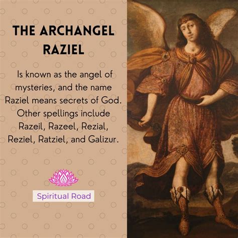 Known As The Keeper Of Secrets Archangel Raziel Is Also Known As The