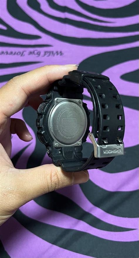 Casio G Shock Black Stealth Series Analog Digital Black X Rose Gold X