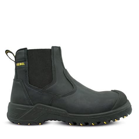 Rebel Havoc Boot Black Rebel Safety Gear