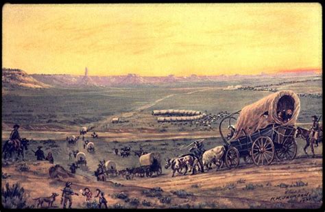 The First Major Wagon Train To The Northwest Departed From Elm Grove Missouri On The Oregon